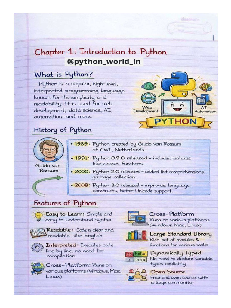 Python Notes | PDF