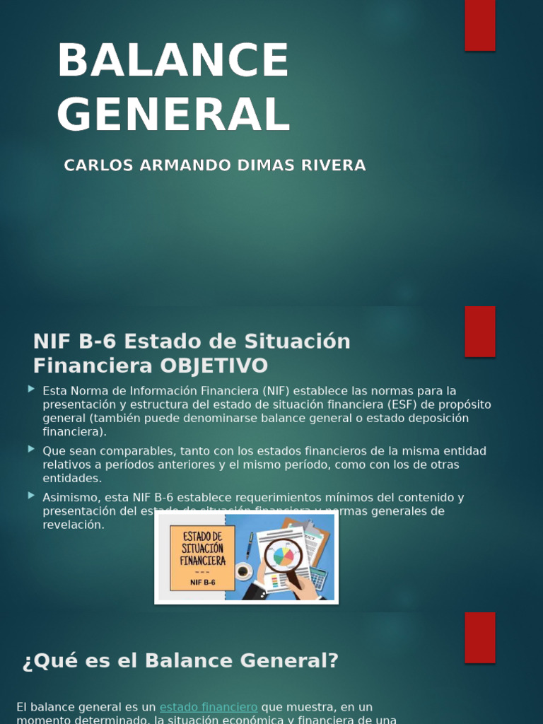 Balance General | PDF | Hoja de balance | Estado financiero