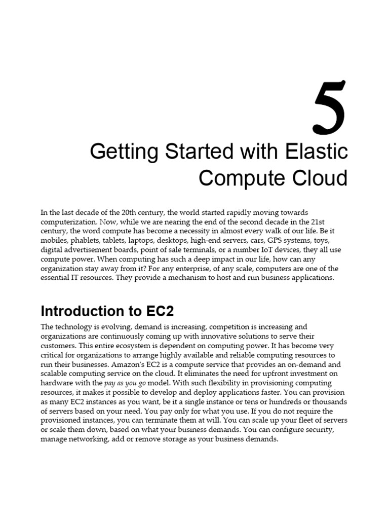 EC2-Study Notes | PDF