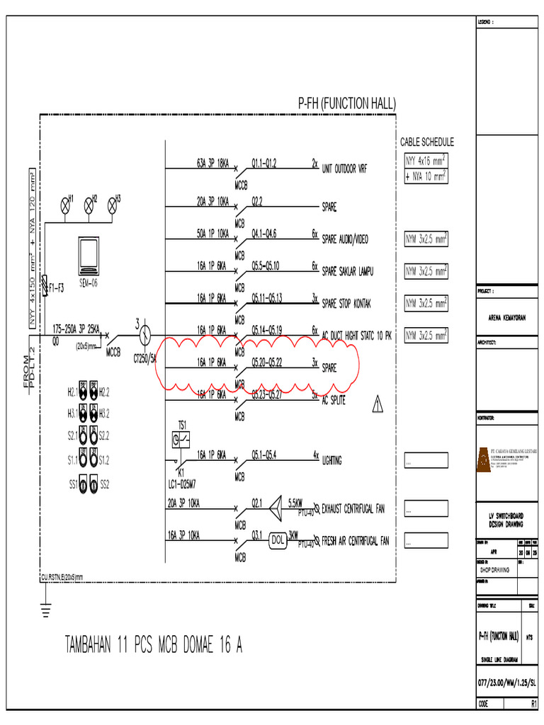 Panel FC Hall SLD Rev 1 | PDF