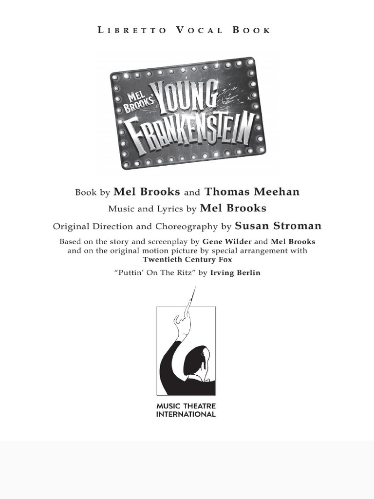 Young Frankenstein (LibVb MTI) West End Version | PDF