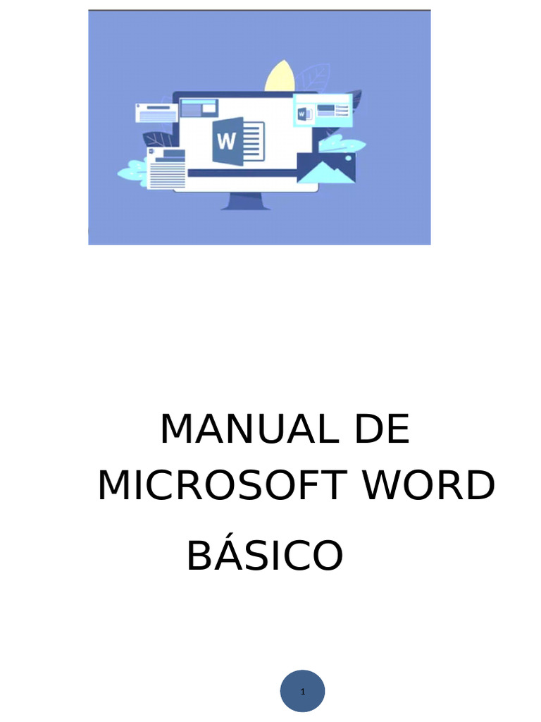 Manual de Word Básico 1.1 | PDF | Microsoft Word | Software