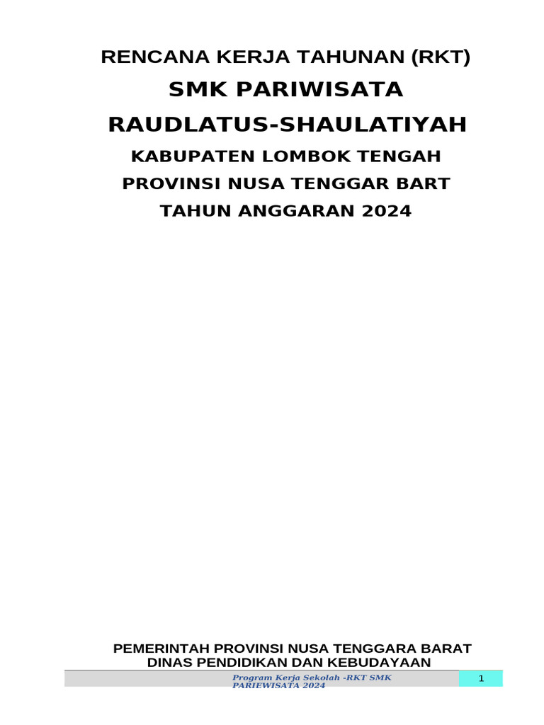 Contoh RKT SMK N 1 Kersana 2024 2 | PDF