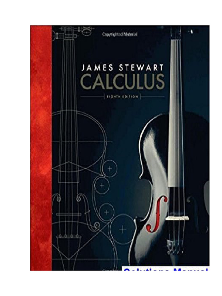 Calculus 8th Edition Stewart Solutions Manual | PDF