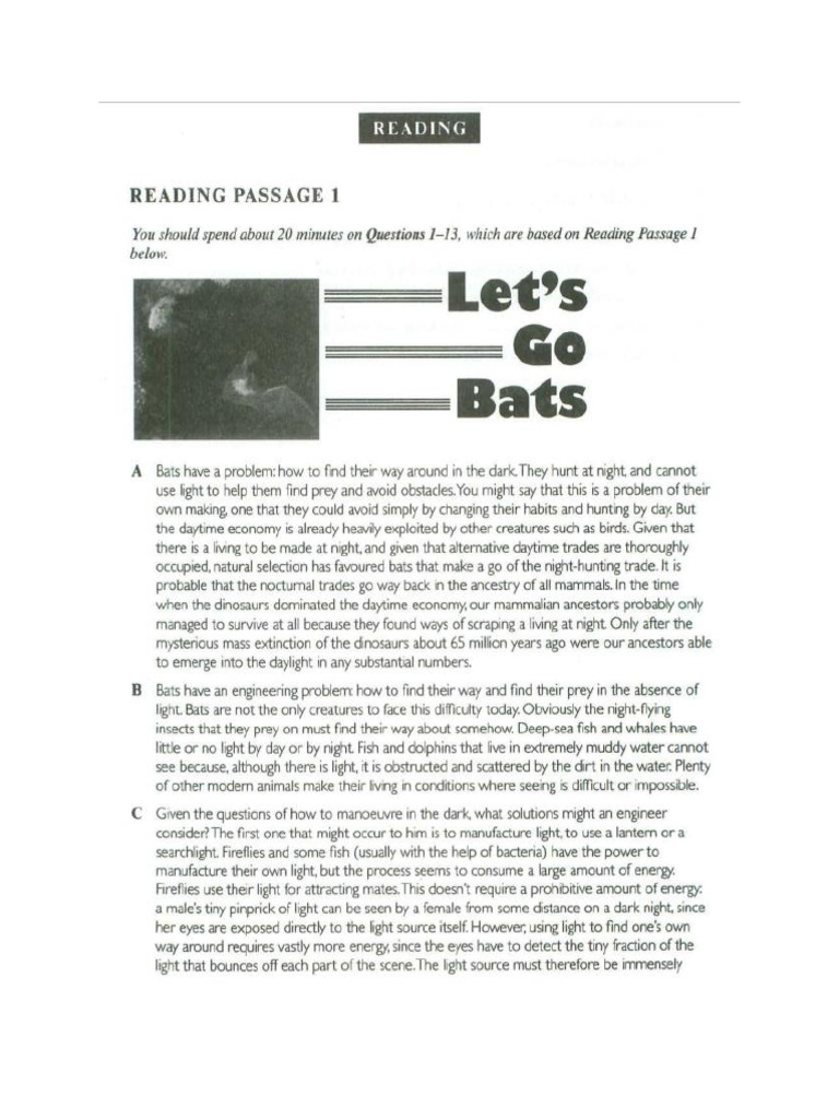 Reading Mock Test 4 | PDF