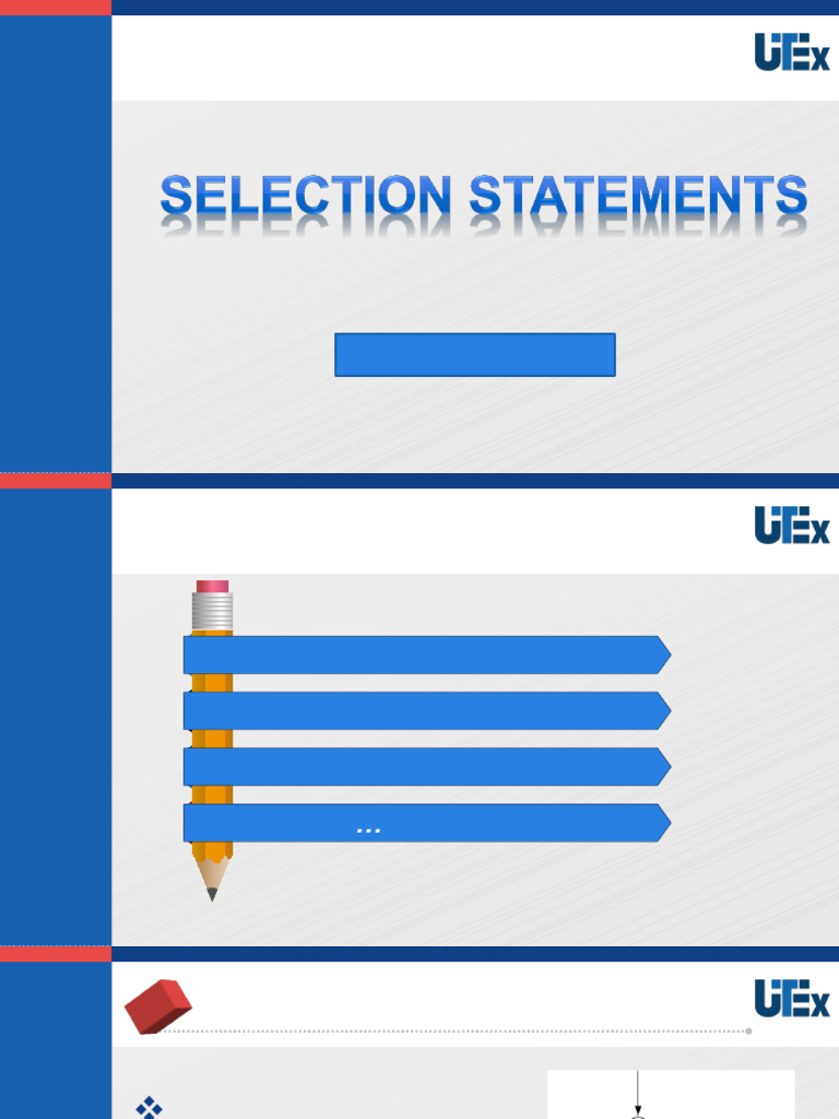 Chapter 3 - Selection Statements | PDF | Software Development | Object ...