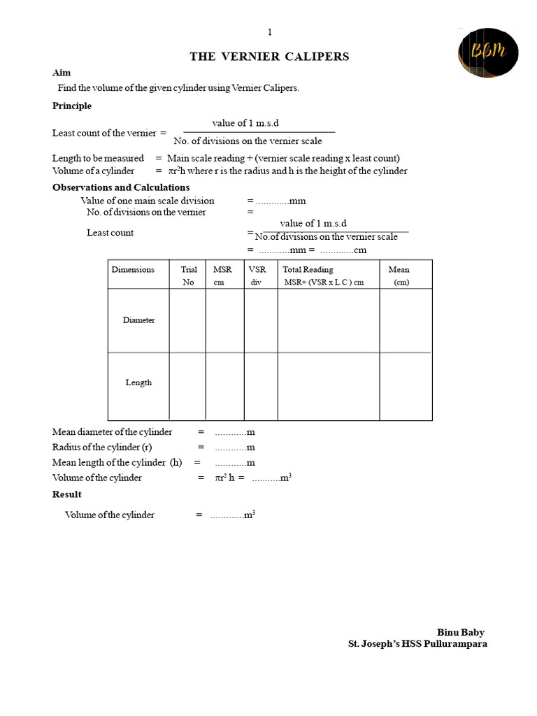 Physics Practicals | PDF