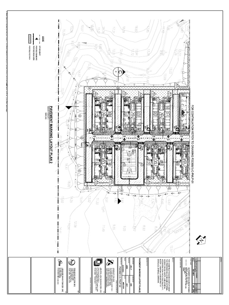 (11)_p22368(1)-C-pmlp-02_pavement Marking Layout Plan 2 [t1] | PDF