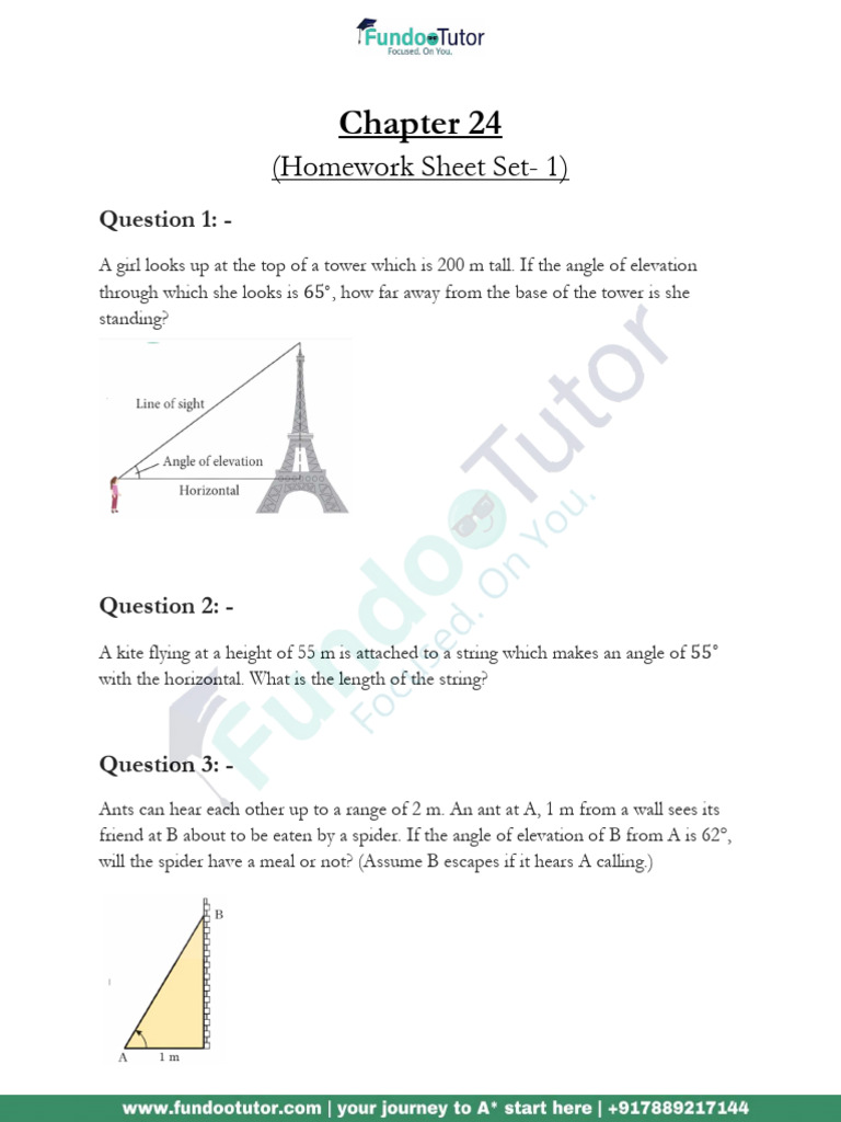 Chapter 24 (HW 1) | PDF
