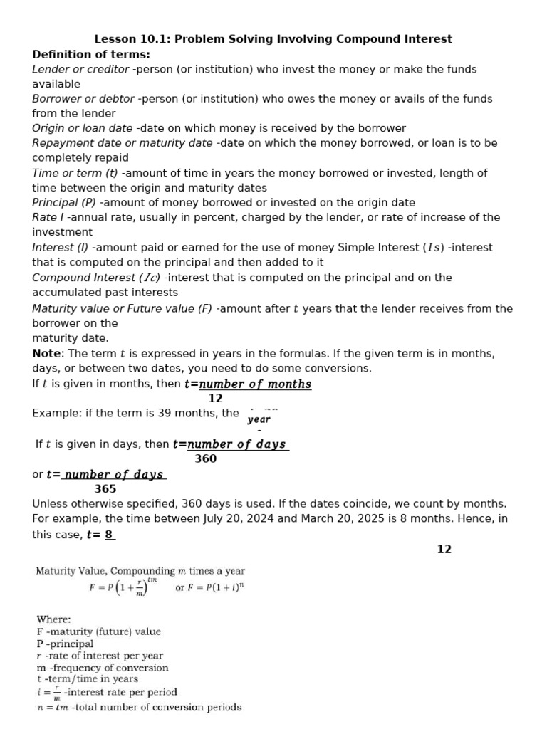 Lesson 10 Lecture (1) | PDF