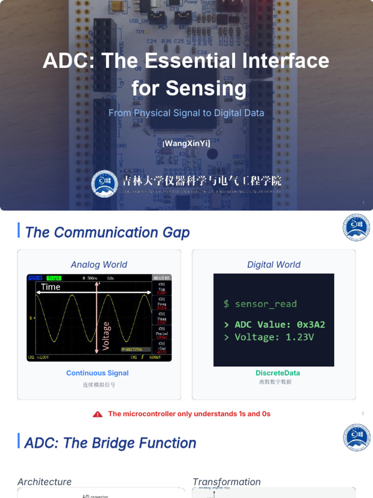ADC - The Essential Interface | PDF | Analog To Digital Converter ...