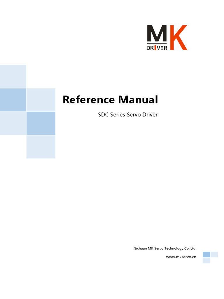 SDC Series Reference Manual | PDF | Electric Motor | Parameter ...