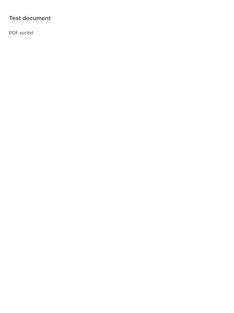 Test Document | PDF