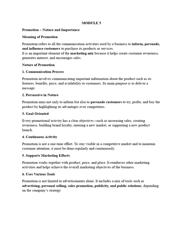 MODULE 5 Marketing | PDF