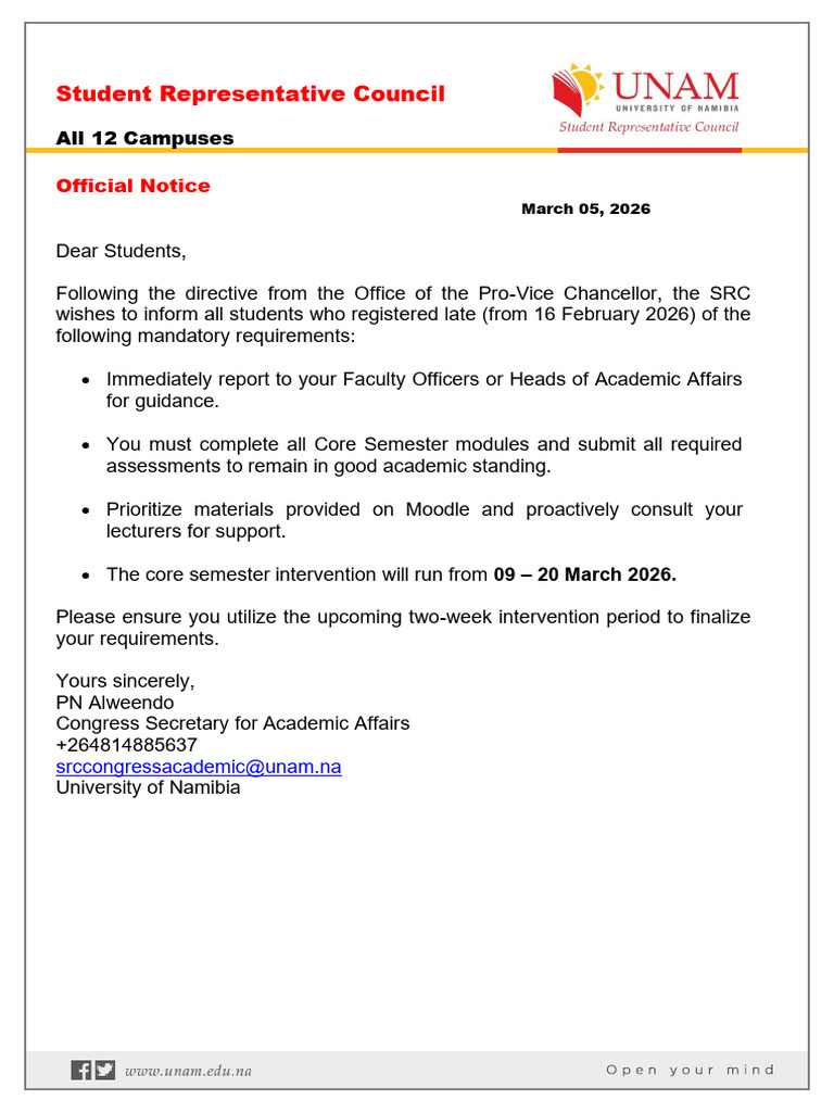 SRC Notice Template-1 | PDF
