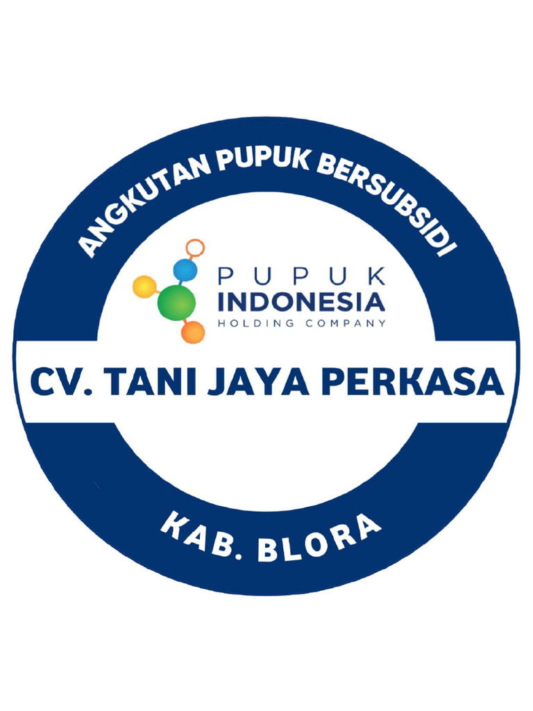 Stiker Angkutan Pupuk Bersubsidi | PDF