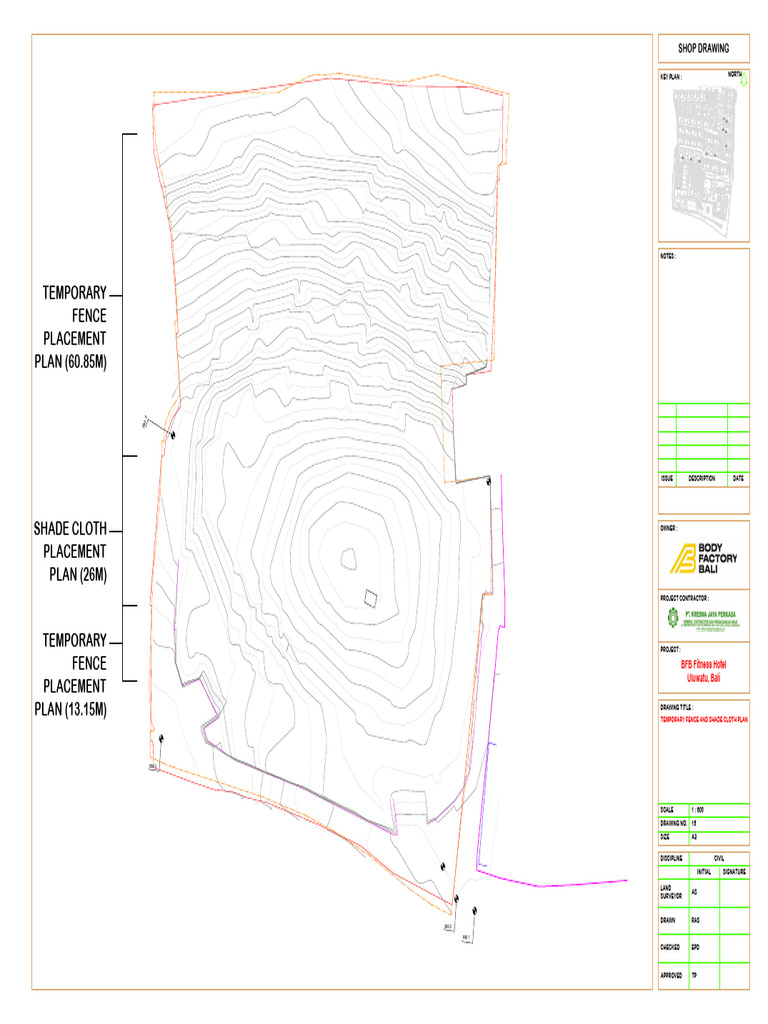 Shop Drawing - Temporary Fence and Shade Cloth | PDF | Written ...