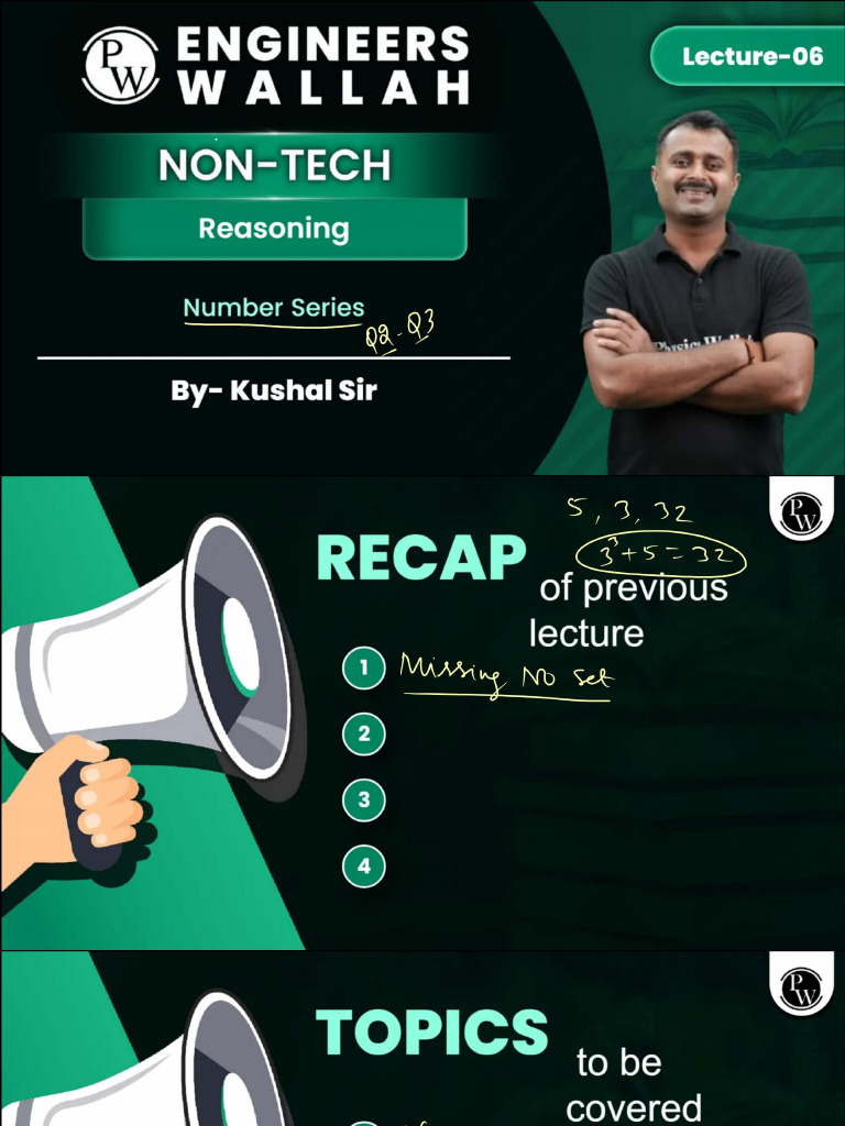 Reasoning 06 - Class Notes | PDF