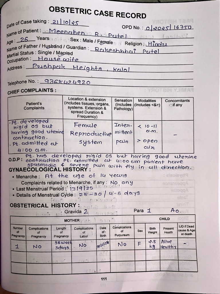 Obs Case No 2 | PDF