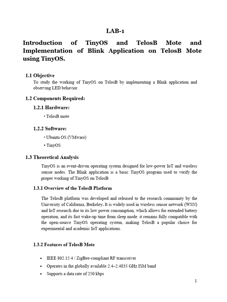 LABSHEET_1 | PDF