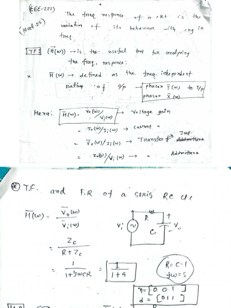 Transfer Function | PDF