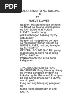Panggagamot Sa Kulam at Barang Gamit Ang Basag NG Sator | PDF