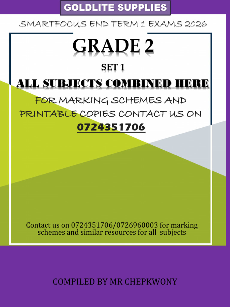 G2 End Term 1 Exams | PDF | Muhammad