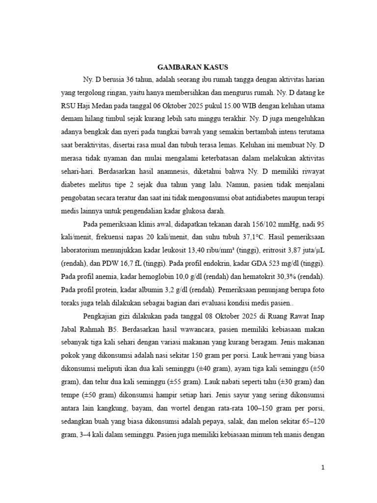 Contoh Kajian Gizi | PDF