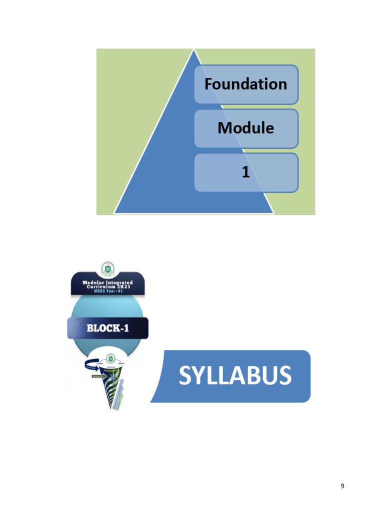 Learning Objectives of Foundation Module 2026-9-45 | PDF | Nervous ...