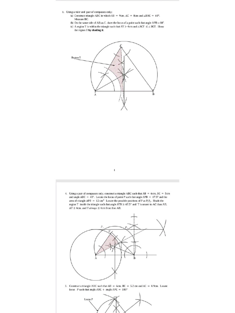 Constructing Angles | PDF