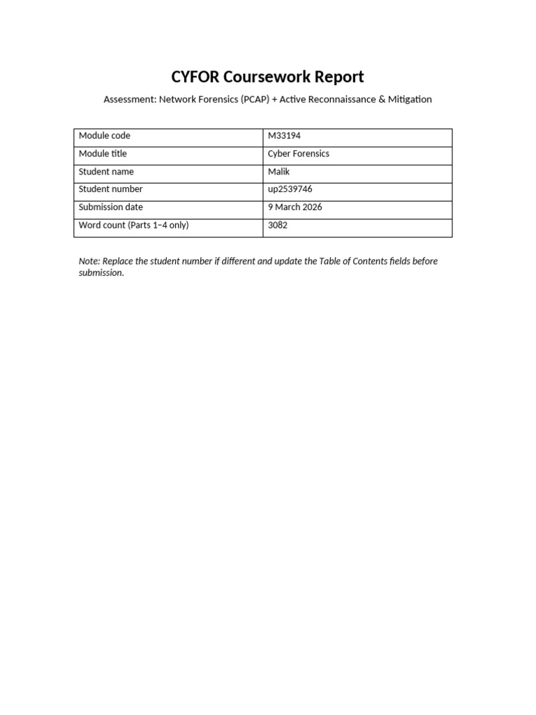CYFOR Updated Rubric v3 | PDF | Secure Shell | File Transfer Protocol