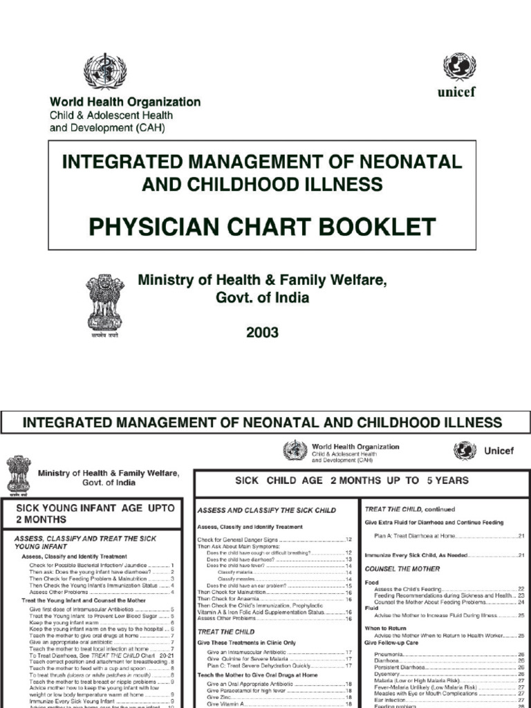 IMNCI Physician Chart Booklet | PDF