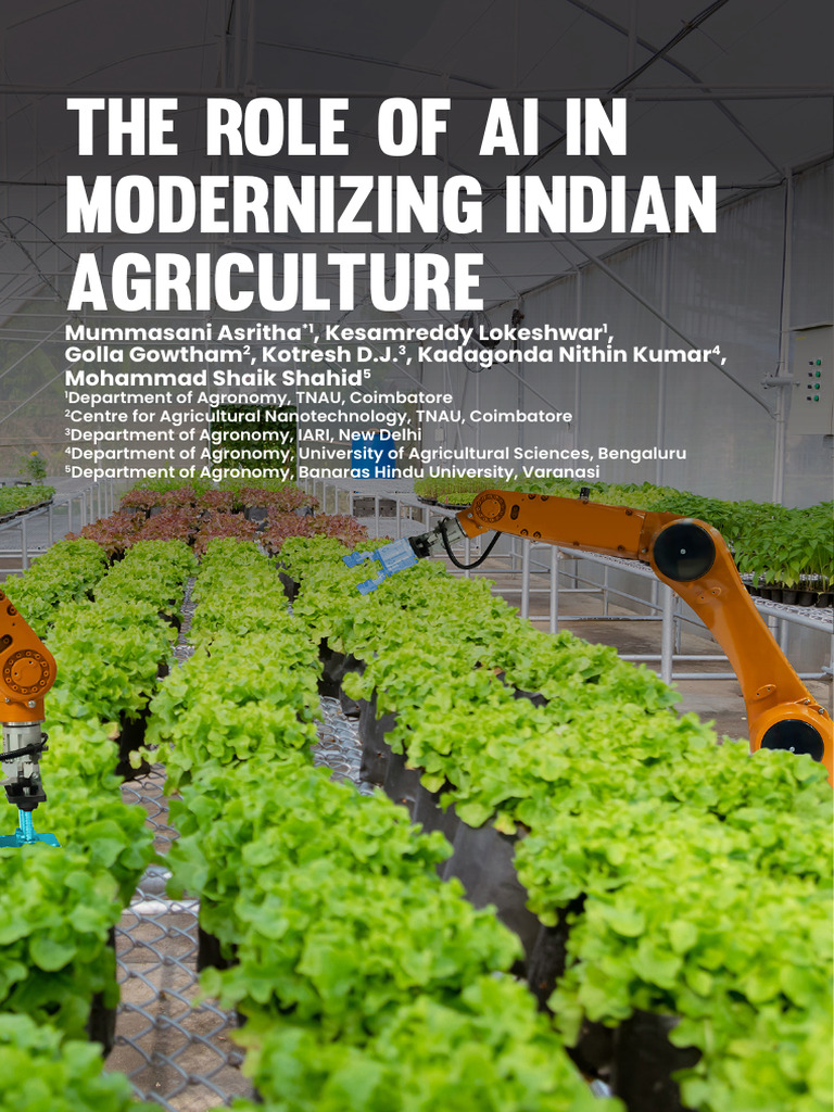 001 The Role of AI in Modernizing Indian Agriculture | PDF ...