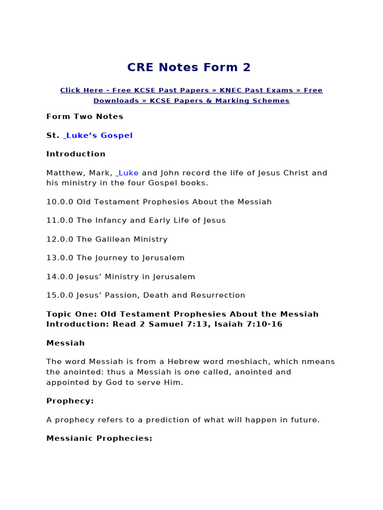 Form 2 Notes Edit | PDF