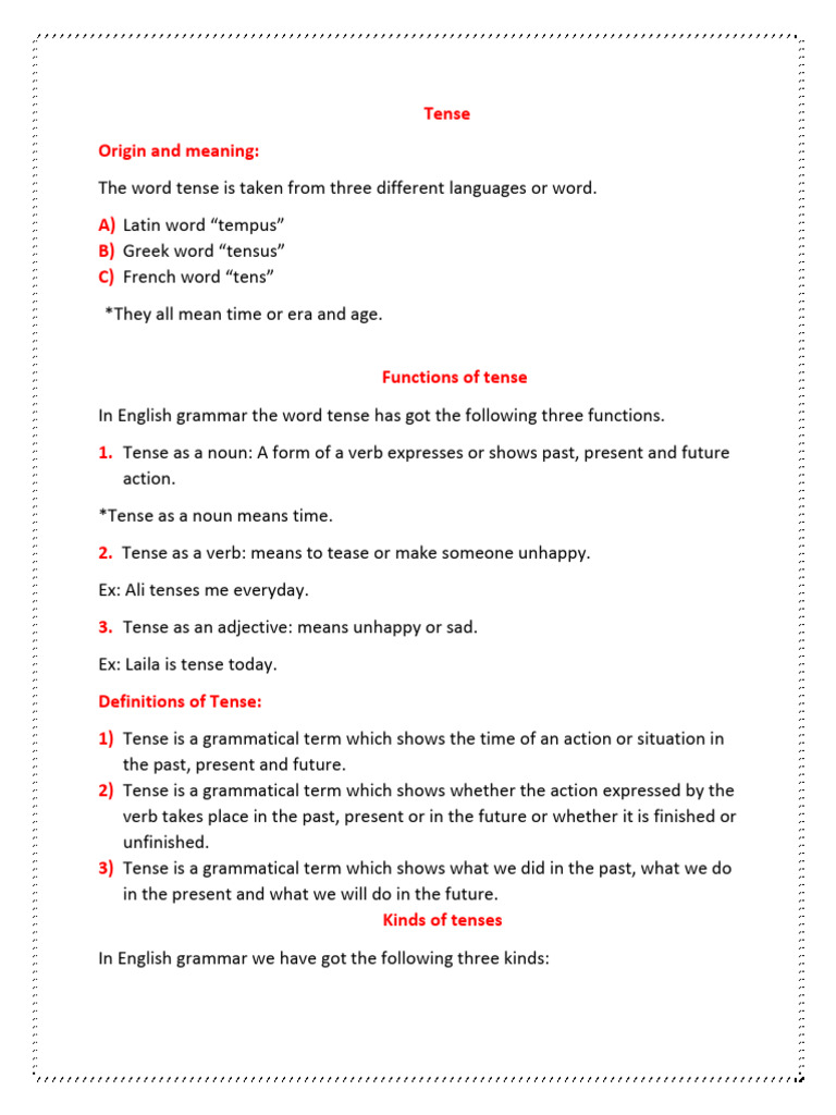 Grammar | PDF | Verb | Grammatical Tense