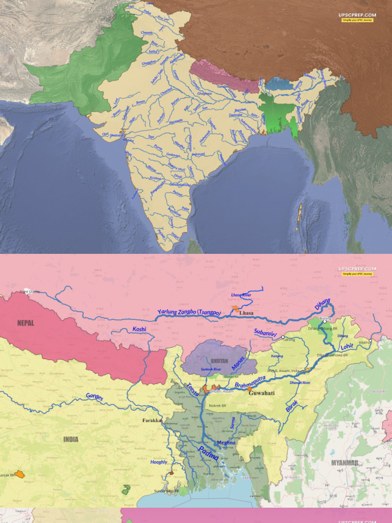 Practice Maps Rivers | PDF