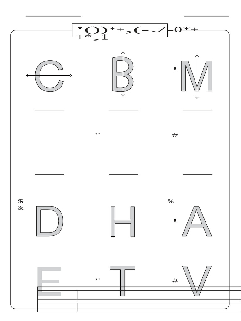 Letters 1 | PDF