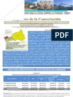 Balance de Medio Año 2012 Sobre La Ejecucion Presupuestal en La Region Pasco