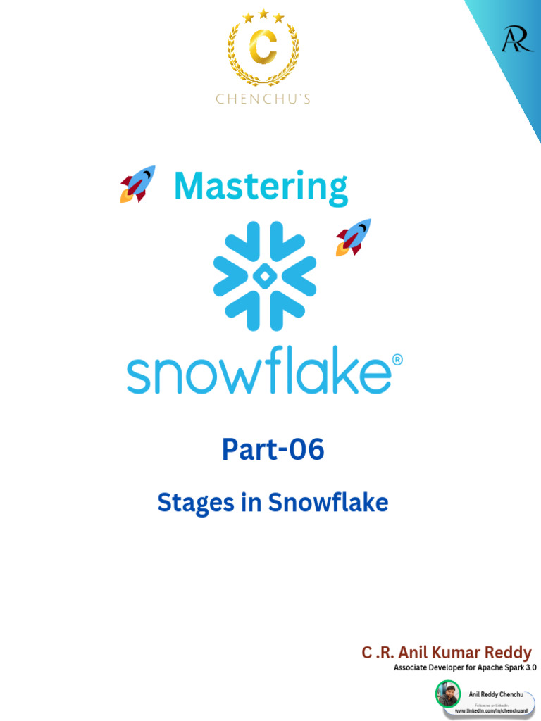 Part 06 - Snowflake Stages | PDF