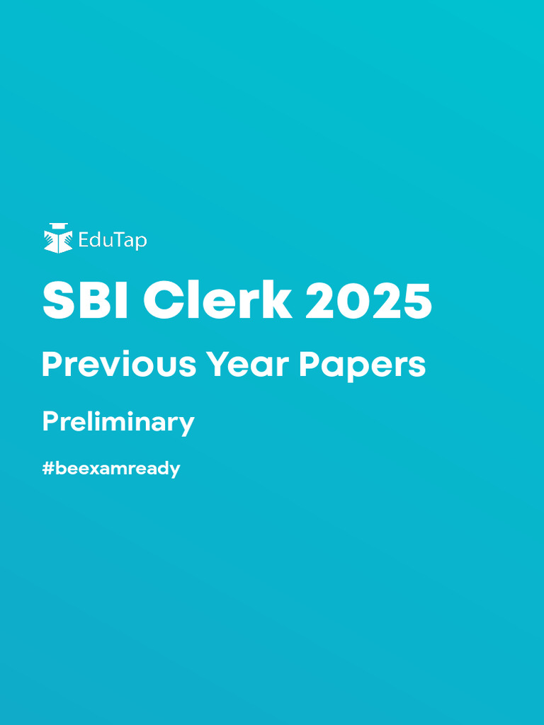 SBI Clerk Prelims 2025 Memory Based Paper Free Book | PDF | Pollination ...