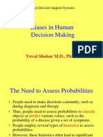 Biases in Human Decision Making