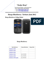 "Radja Shop": Harga Blackberry Paling Mahal