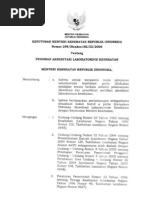 Download KMK No 298 Ttg Pedoman Akreditasi Laboratorium Kesehatan by Azwir SN100934369 doc pdf