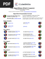 Square-1 Cube Shape Algorithms Guide | PDF | Applied Mathematics ...