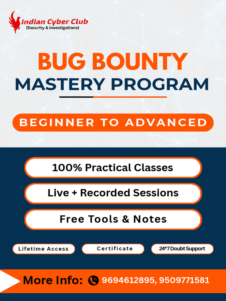Bug Bounty Mastery Program | PDF
