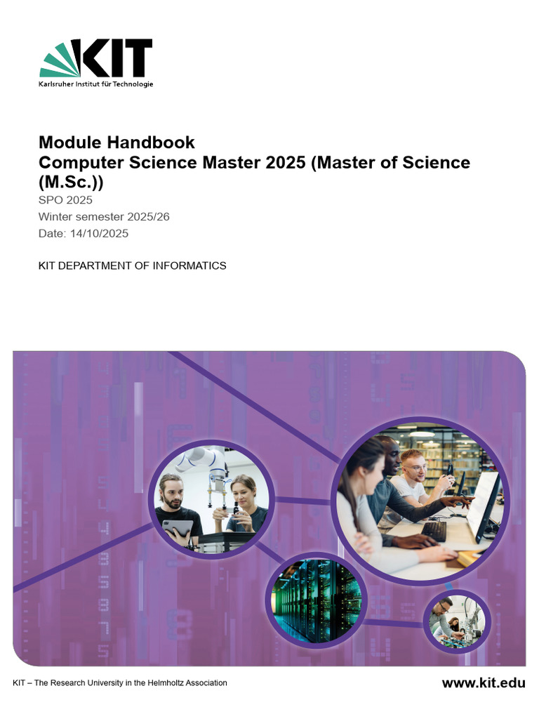 Module Handbook Computer Science Master 2025 (Master of Science (M.SC ...