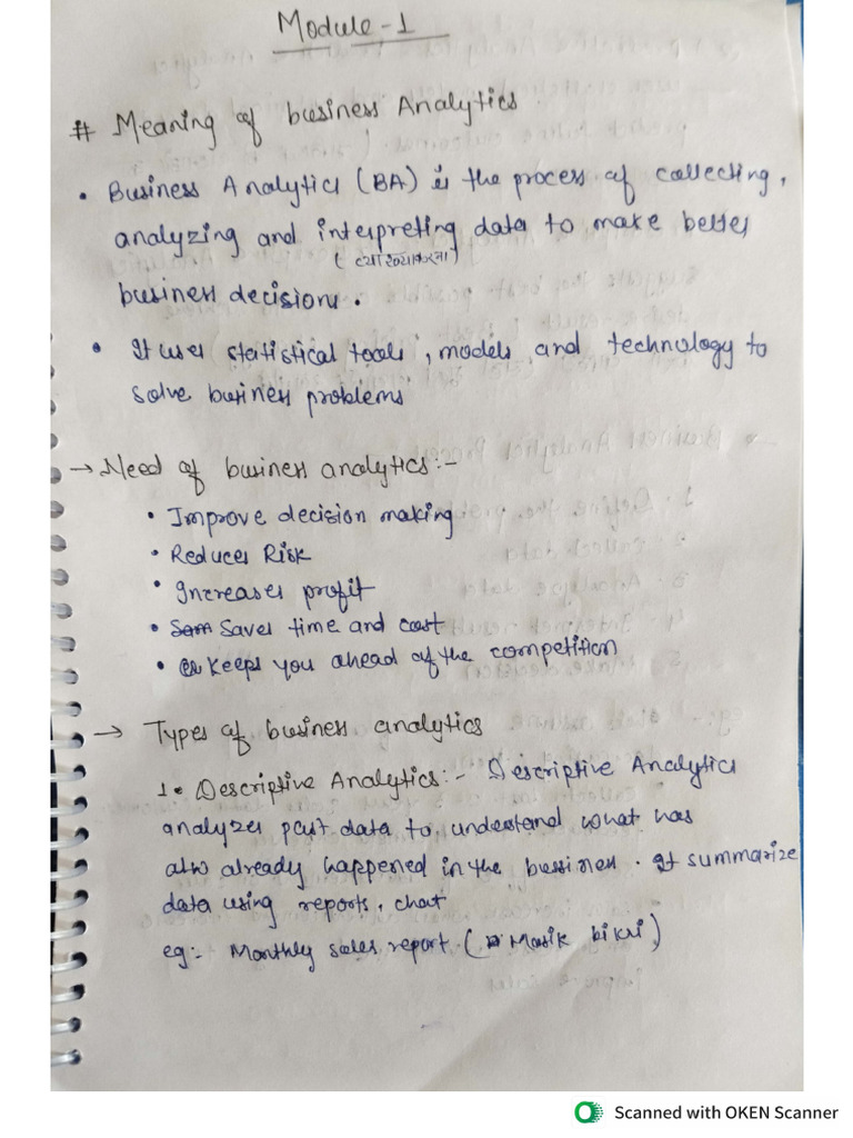 Business Analytics Pyq | PDF