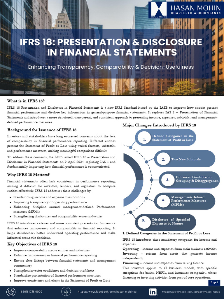 IFRS 18_ By Hasan Mohin CA Firm | PDF | International Financial ...