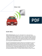 Rfid Based Road Toll Tax