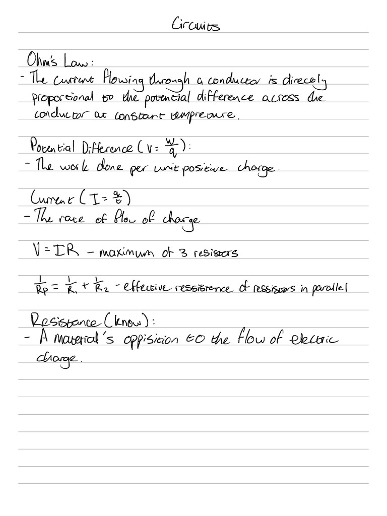 Circuits | PDF